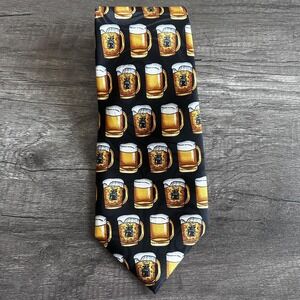 Steven Harris Tie Mens Beer Mug Novelty Necktie Bar‎ Pub Pattern Handmade Gift